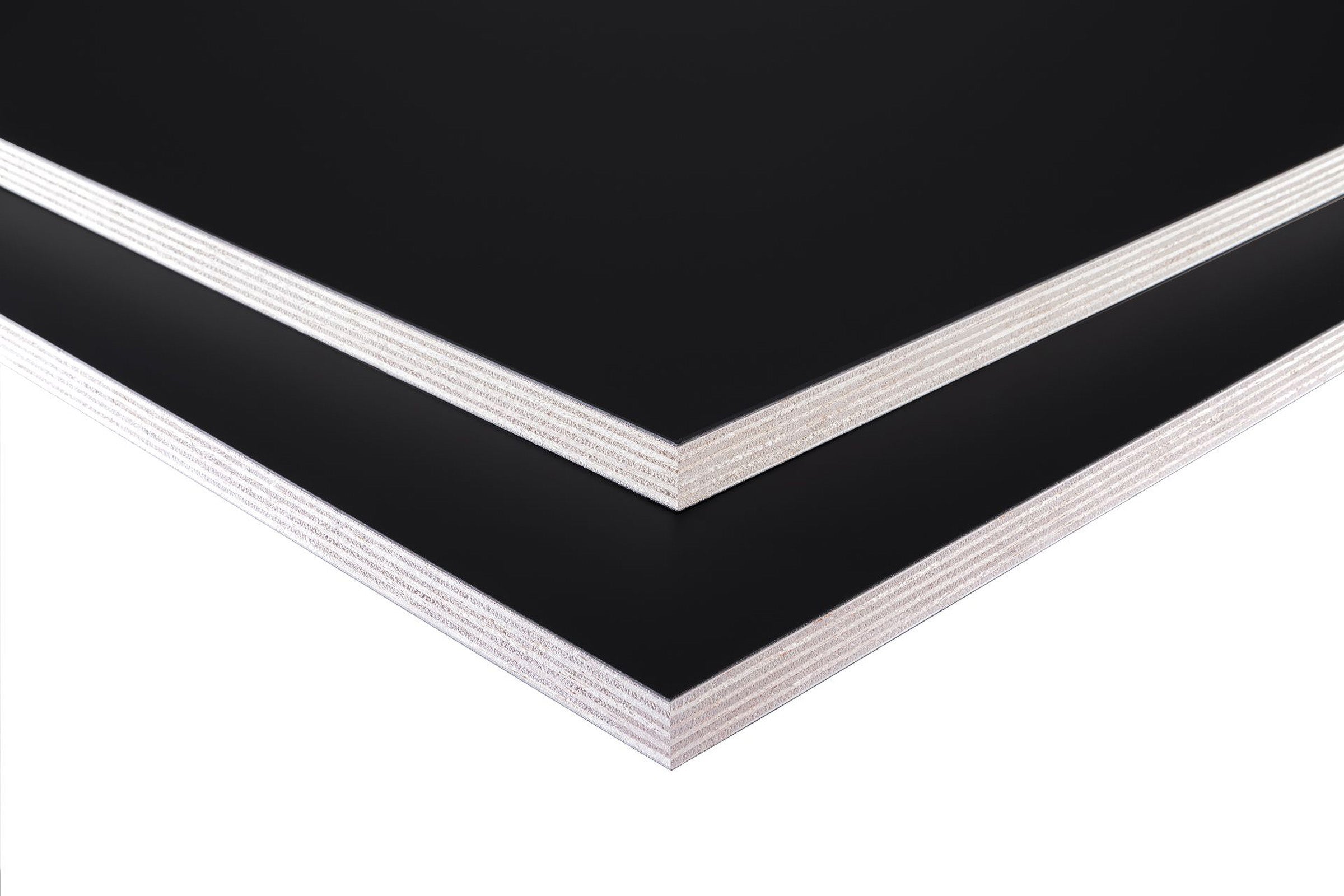 Queenply Multiplex Schwarz extrem matt